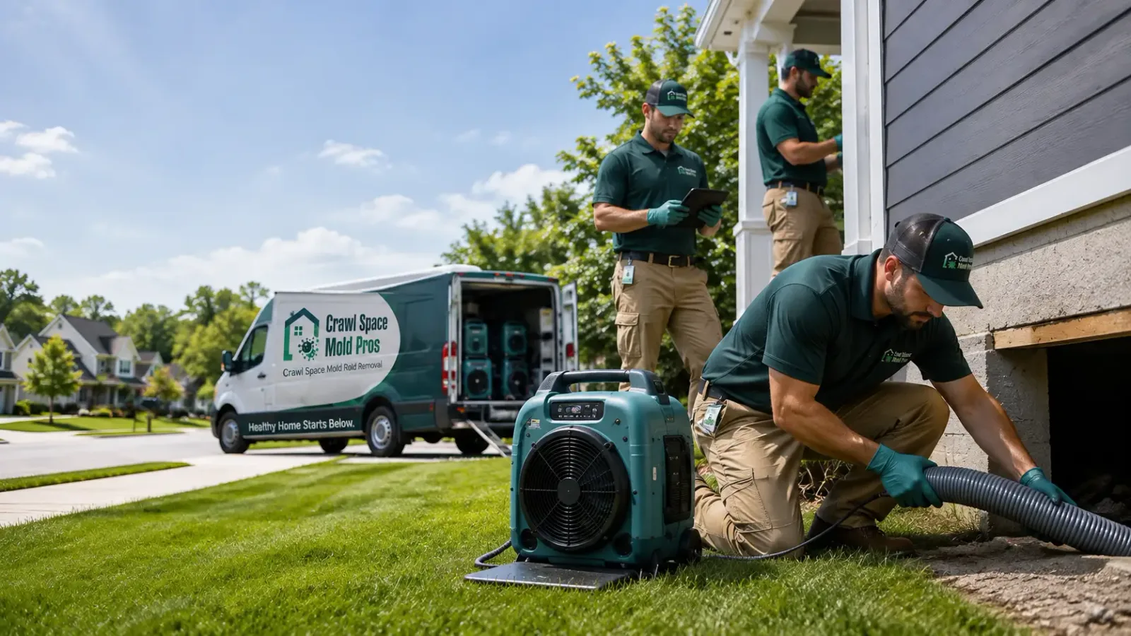Crawl Space Mold Removal in Holland, IN